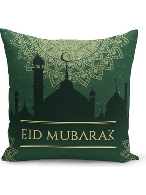 Filamente Ramazan Özel Desenli Çift Taraflı Dijital Baskılı Kırlent Kılıfı