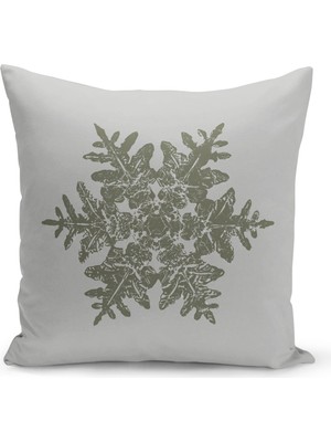 Filamente Yılbaşı Christmas Deseni Çift Taraflı Dijital Baskılı Kırlent Kılıfı