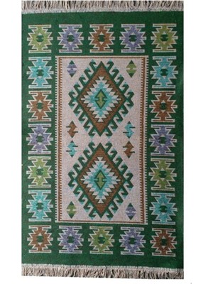 Algelsineve Çift Taraflı Eşme Desen Antik Kilim