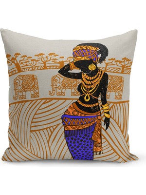 Filamente Çift Taraflı Dijital Baskı Kırlent Kılıfı