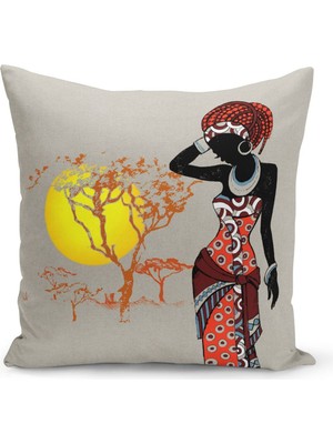 Filamente Çift Taraflı Dijital Baskı Kırlent Kılıfı