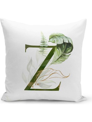 Filamente Çift Taraflı Dijital Baskı Kırlent Kılıfı Harf Z