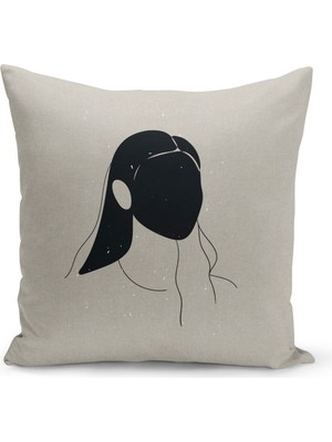 Filamente Çift Taraflı Dijital Baskı Kırlent Kılıfı