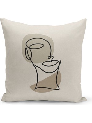 Filamente Çift Taraflı Dijital Baskı Kırlent Kılıfı