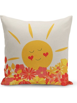 Filamente Çocuk Bebek Odası Dijital Baskılı Kırlent Kılıfı