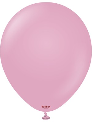 Kidspartim Retro Toz Pembe Pastel Balon 5 Li