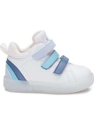 Vicco Rainbow Işıklı Ortopedik Çocuk Boğazlı Spor Ayakkabı Mavi