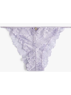 Koton Dantelli Külot Brazilian Inci Aksesuar Detaylı