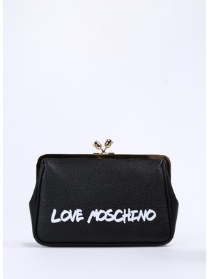 Love Moschino Siyah Kadın 13X22X5 cm Çapraz Çanta JC4253PP0HK1300A