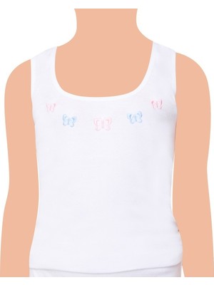 Tutku Kız Çocuk 6 Lı Paket 166 Geniş Askılı Atlet