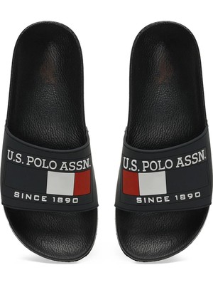 U.S. Polo Assn.  Nıco 3fx Ustu Yazılı Bayraklı  Terlık