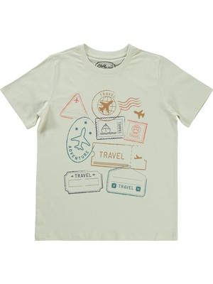 Civil Boys Erkek Çocuk Tişört 10-13 Yaş Fil Dişi