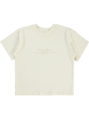 Civil Boys Erkek Çocuk Tişört 6-9 Yaş Fildişi