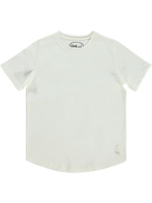 Civil Boys Erkek Çocuk Tişört 10-13 Yaş Ekru