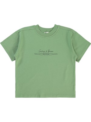 Civil Boys Erkek Çocuk Tişört 6-9 Yaş Açık Haki