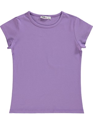 Civil Girls Kız Çocuk Tişört 6-9 Yaş Açık Mor