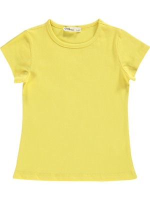 Civil Girls Kız Çocuk Tişört 2-5 Yaş Sarı