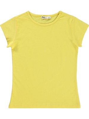 Civil Girls Kız Çocuk Tişört 6-9 Yaş Sarı