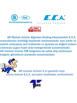 Ar Yak Ar Ara Taharet Musluğu Çubuk Butonlu 2 Adet 102111505