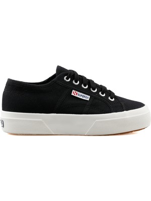 Superga 2740 Platform Kadın Siyah Ayakkabı Hafif ve Esnek Günlük Kullanıma Uygun