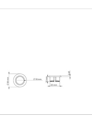 İz Yapı Lavabo Su Taşma Yüzüğü Krom 130025