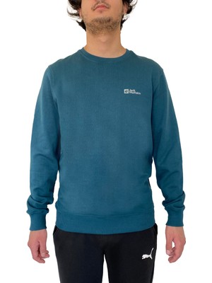 Jack Wolfskin Mark Sweat Erkek Sweatshirt 1000002TR-4167 1000002TR-4167004