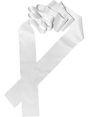 Hayaller Dükkanı Takı Kurdelası Sade Beyaz 6 cm Pk:2 mt