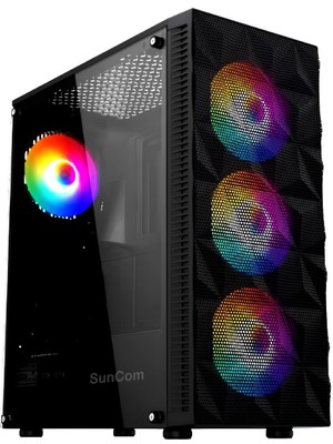 Suncom Gaming SG1-121 I5-12400F 16GB 1tb SSD 6gb GTX1660S Dos Masaüstü Pc