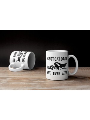 Bexdore Kedi Baba Kupa, En Iyi Kedi Baba Kupa, Kedi Kupa, Kedi Hediye Kupa, Kedi Bi Ingilizce Kupa