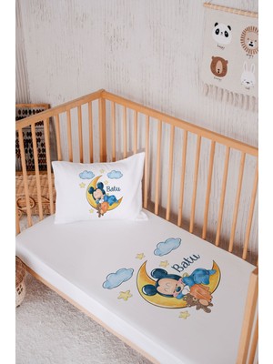 Lilabio Isme Özel  Pamuk Park Yatak Çarşaf Seti (100X120)