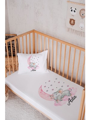 Lilabio Isme Özel  Pamuk Park Yatak Çarşaf Seti (100X120)