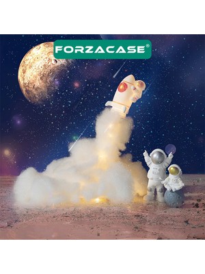 Forzacase Uçan Astronot Tasarımlı Dekoratif Gece ve Masa Lambası - FC362