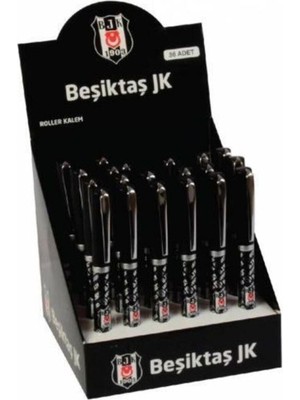 Beşiktaş 1 Adet Mavi Mürekkepli Roller Tükenmez Kalem Renkli Kırtasiye Ürünü