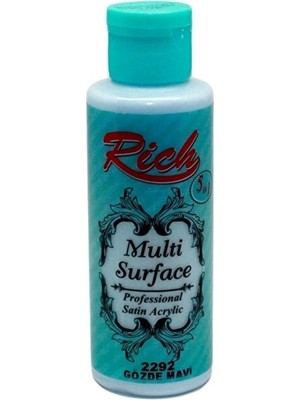 Rich Multi Surface Akrilik Boya 120 cc Gözde Mavi