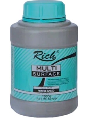 Rich Multi Surface Retro Siyah 1250 cc Akrilik Boya