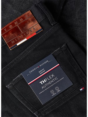 Tommy Hilfiger Normal Bel Normal Paça Slim Fit Erkek Denim Pantolon MW0MW33976