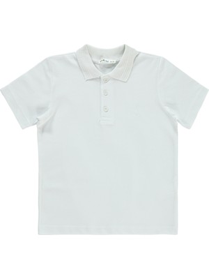 Civil Boys Erkek Çocuk Tişört 10-13 Yaş Beyaz