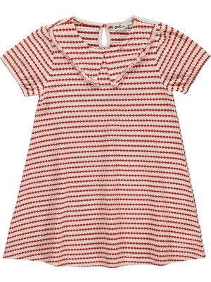 Civil Girls Kız Çocuk Elbise 6-9 Yaş Mercan