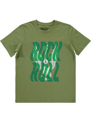 Civil Boys Erkek Çocuk Tişört 10-13 Yaş Haki