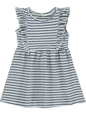 Civil Girls Kız Çocuk Elbise 2-5 Yaş Element Mavisi