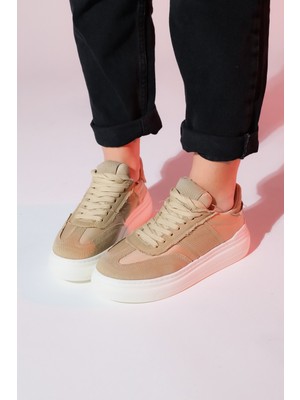 Luvi Jose Bej Denim Kadın Spor Sneaker