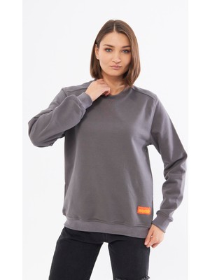 numb Original Gri Heavy Sweatshirt