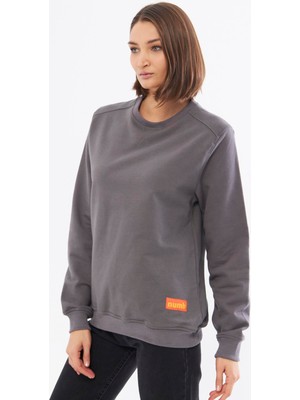 numb Original Gri Heavy Sweatshirt