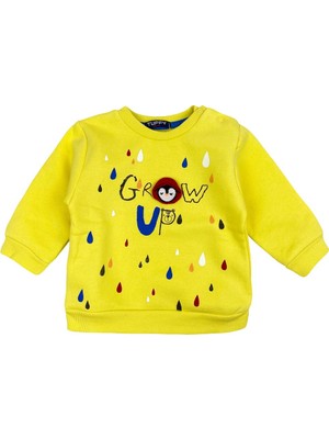 Tuffy Grow Sarı Bebek Sweatshirt