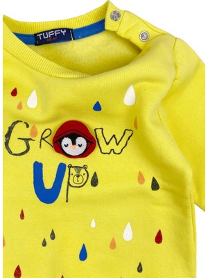 Tuffy Grow Sarı Bebek Sweatshirt