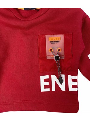 Tuffy Energy Bebek Sweatshirt Kırmızı