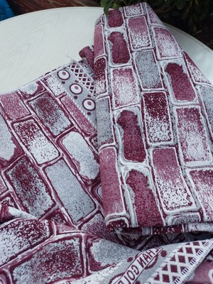 Tekstilci 6 M2 Halı Örtüsü Savan Antep Işi Bordo renk