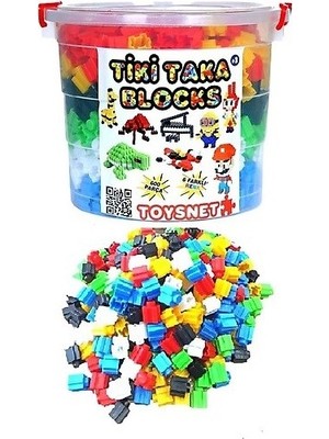 600 Parça Kutulu Tiki Taka Blok  9157