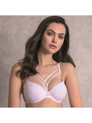 Anıl Dekolte Detaylı Kadın Sütyen 3772 Siyah - 80B