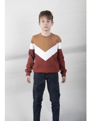 Alexander Gardi Erkek Çocuk Desenli Kazak (C21-18676)